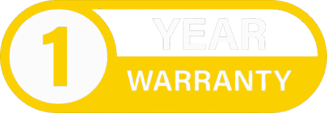 1 year warranty on installations